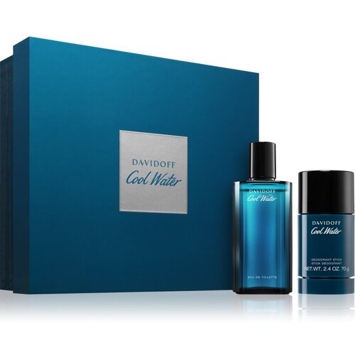 Davidoff Mu&scaron;ki set Cool Water, EDT 75 ml + Stik 70 g Cene