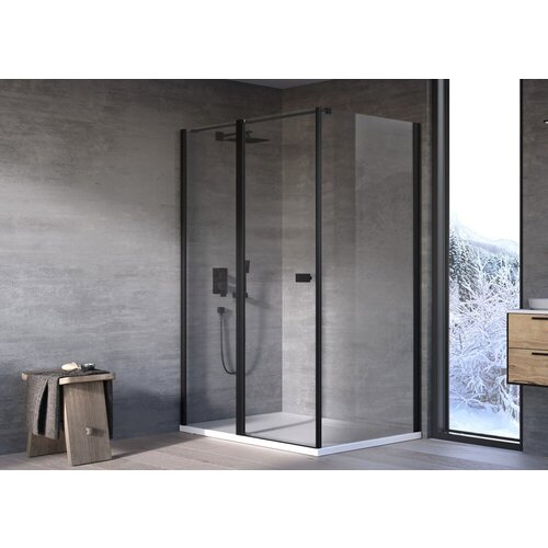 Kolpa San Vrata tuš kabine Andromeda 120 UNI B/1 (Š x V: 120 x 200 cm, Crna) Cijene