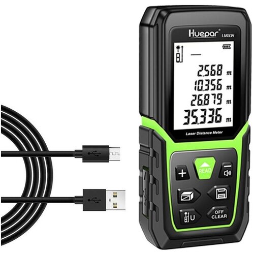 HUEPAR pRO Akumulatorski digitalni merilec razdalje 50M LM50A Cene