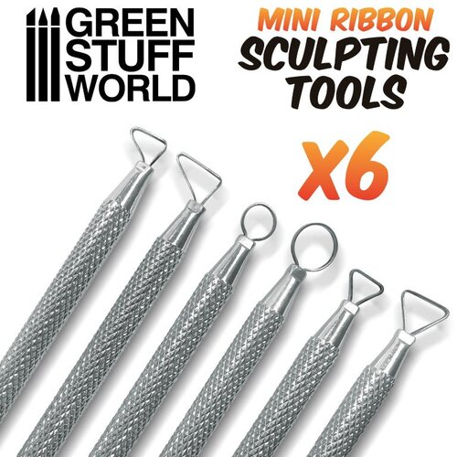 Green Stuff World Mini Ribbon Tools Set 6pcs | Mini set alata za modeliranje 6 kom Slike