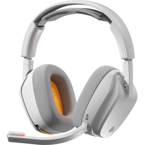 Glorious Gaming GHS Wireless InfinitePlay Slu&amp;scaron;alke Brezžični Obruč za glavo Igranje Bluetooth Postaja za polnjenje Bela Slike