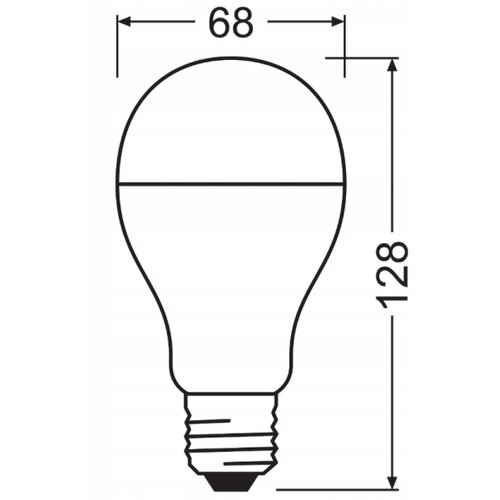  Komplet 2x LED sijalica VALUE CLASSIC E27/19W/230V 2700K - Osram Slike
