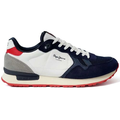 PepeJeans Mu&amp;scaron;ke patike Brit Camp M, Teget-Bele Slike