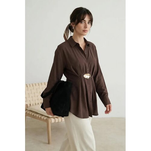 Trendyol Modest Ženska ko&amp;scaron;ulja Tctss26Tg00004, Smeđa Slike