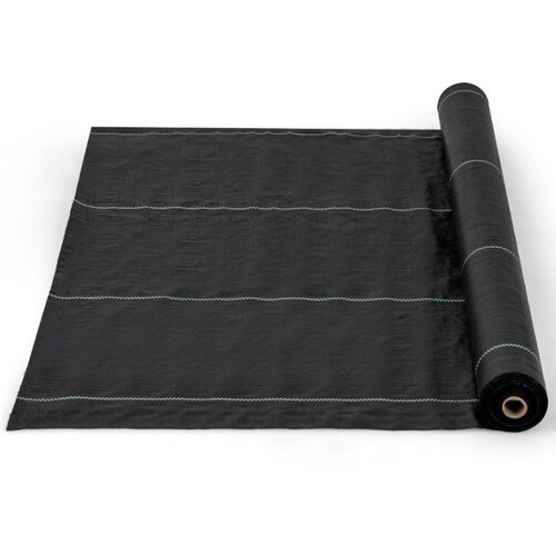  na folija proti plevelu 50m&amp;sup2;, talna folija PP črna 50 x 1m Slike