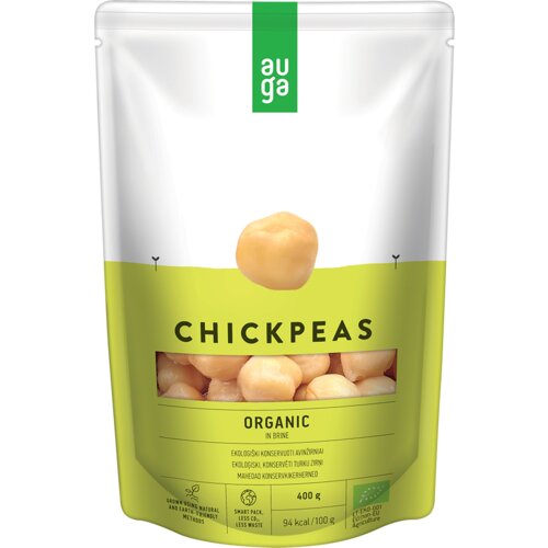 Auga BIO leblebija u salamuri 10 x 400 g Slike