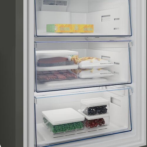 Beko B5RCNA376HXB Hladilnik-zamrzovalnik kombinacija z NoFrost tehnologijo, cm visoka 186,5 Slike