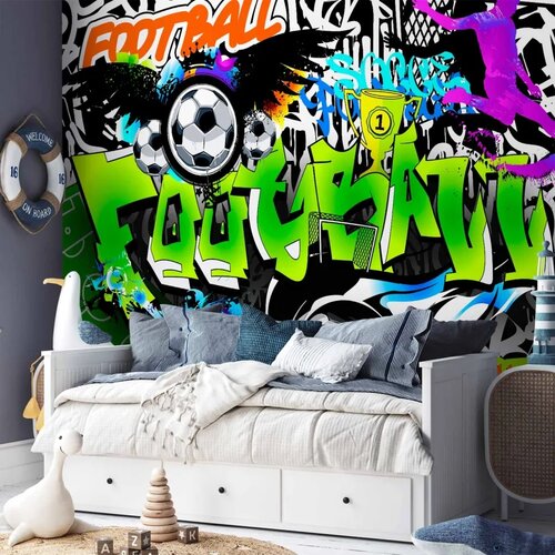  Foto tapeta - Football Graffiti 250x175 Vodootporna Cene