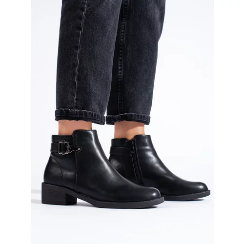 SHELOVET Classic black women's boots