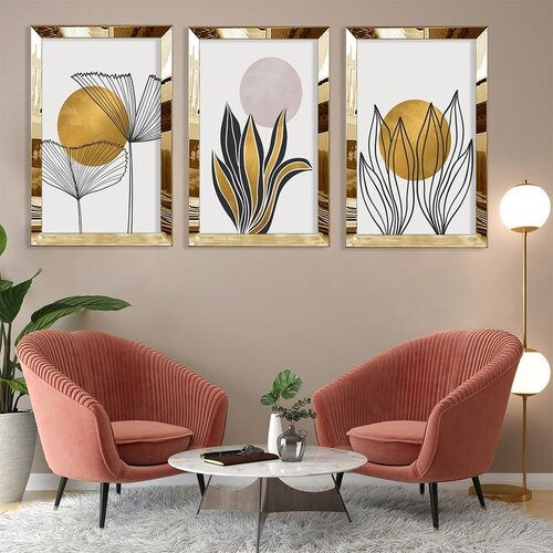 WALLXPERT Huhu400 - Višenamenska Dekorativna Slika od MDF-a i PLEXIGLASS-a (3 Komada) Cene