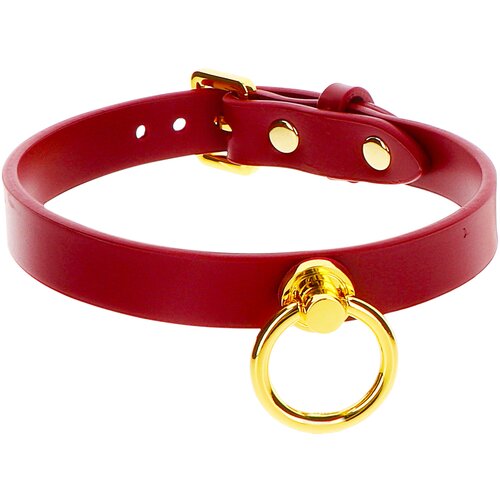 Taboom Bondage in Luxury O-Ring Collar Red Cijene