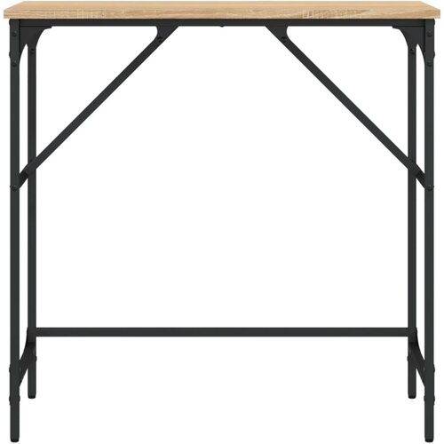  Konzolni stol boja hrasta 75 x 32 x 75 cm konstruirano drvo Slike