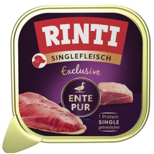 Rinti Pa&amp;scaron;teta za pse Singlefleisch Exclusive pačetina, pa&amp;scaron;teta za pse, 150g Slike