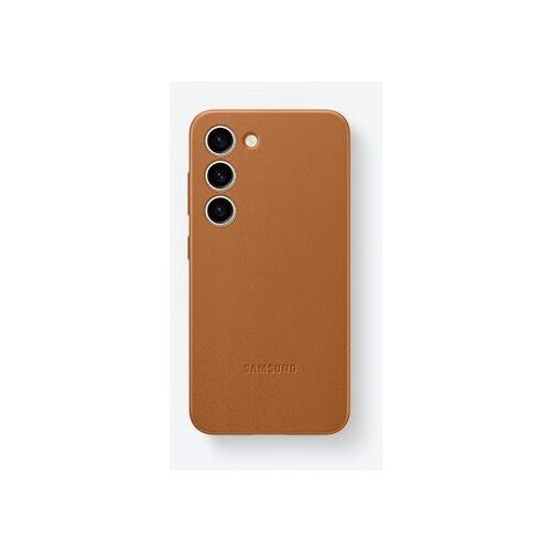 Samsung original maska S23+ kožna futrola S23 plus EF-VS916 braon Slike