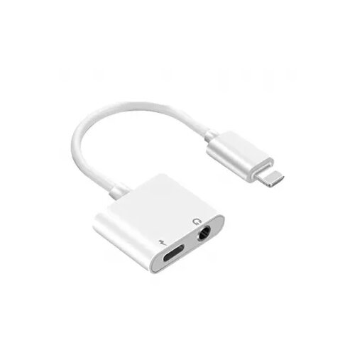 Adapter iphone na 3.5mm stereo džek beli Slike