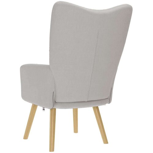 vidaXL Relaksacijski stol Cloud Grey Fabric Cene