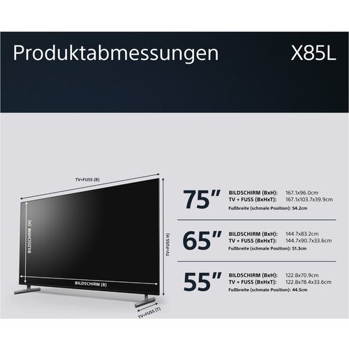 Sony televizor KD75X85LAEP Slike