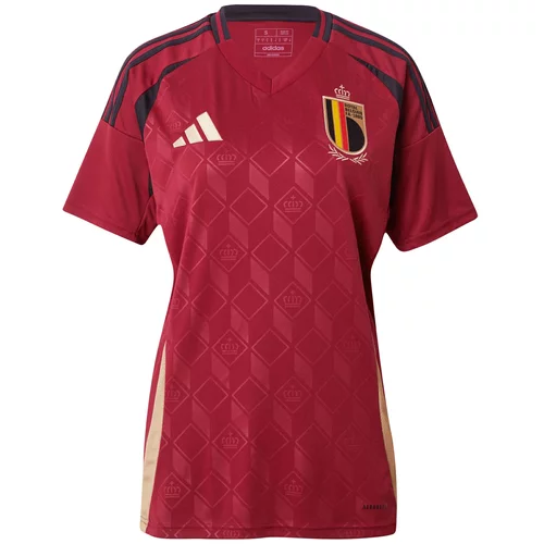 Adidas Dres 'Belgium 24 Home' bež / rumena / vinsko rdeča / črna