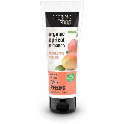 Organic Shop gentle face peeling apricot mango 75 ml Cene