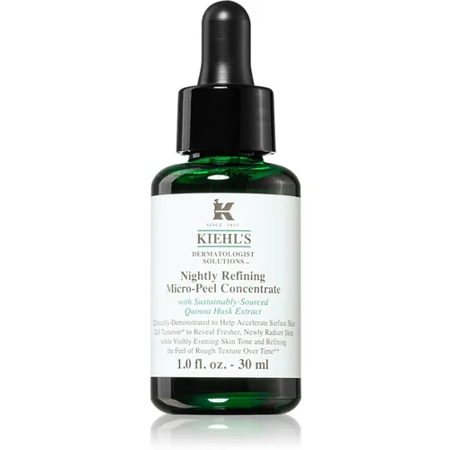 Kiehl's Dermatologist Solutions Nightly Refining Micro-Peel Concentrate posvjetljujuća njega za noćni piling za sve tipove kože, uključujući osjetljiv