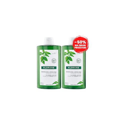 Klorane DUO Šampon sa organskom koprivom (-50% na drugi proizvod) Cijene