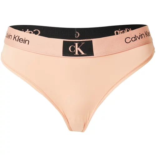 Calvin Klein Underwear Tanga gaćice rosé / crna