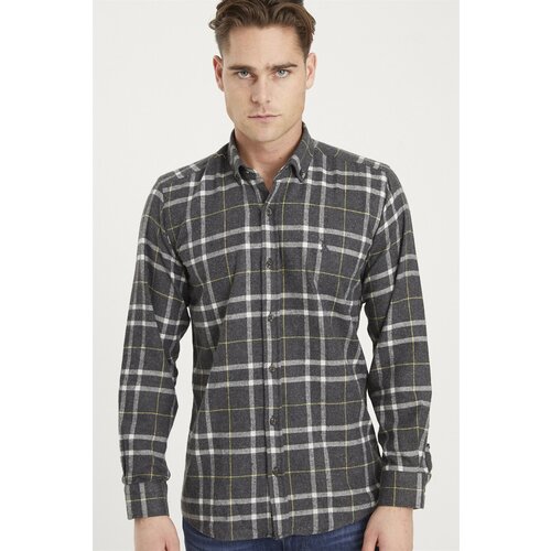 Dewberry G701 MEN'S SHIRT-DARK BLACK Cene