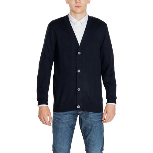 Jack &amp;amp; Jones Telovniki &amp;amp; Jope JJEEMIL KNIT BUTTON CARDIGAN NOOS 12257492 Črna Slike