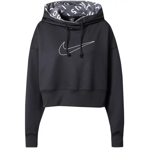 Nike Športna majica 'Therma' črna / bela