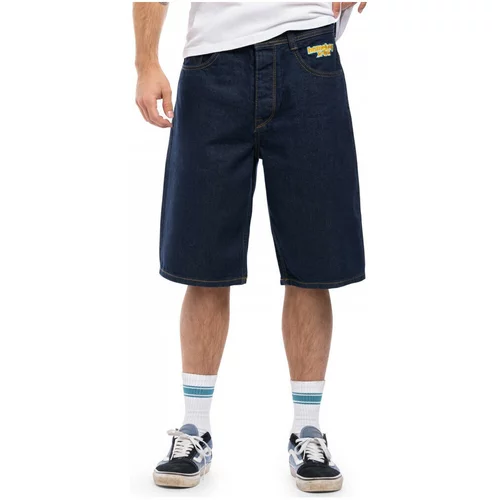 HOMEBOY Kratke hlače & Bermuda X-tra baggy denim shorts Modra