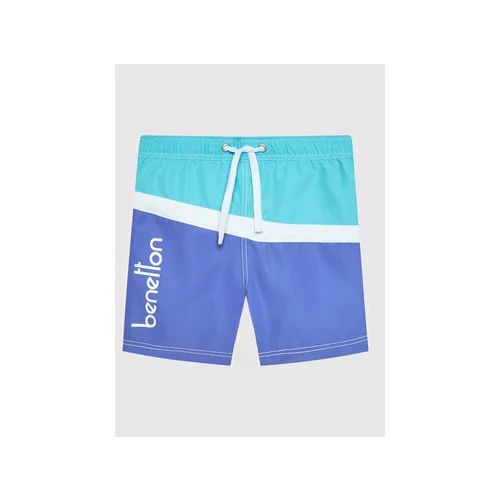 United Colors Of Benetton Kopalne hlače 5JD00X005 Modra