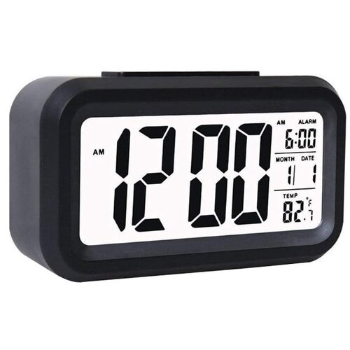 VERK_GROUP LED črna digitalna budilka in termometer, (20391289) Cene