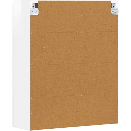  ormarić s policom Visoki sjaj bijela 59 x 20 x 71.5 cm Slike