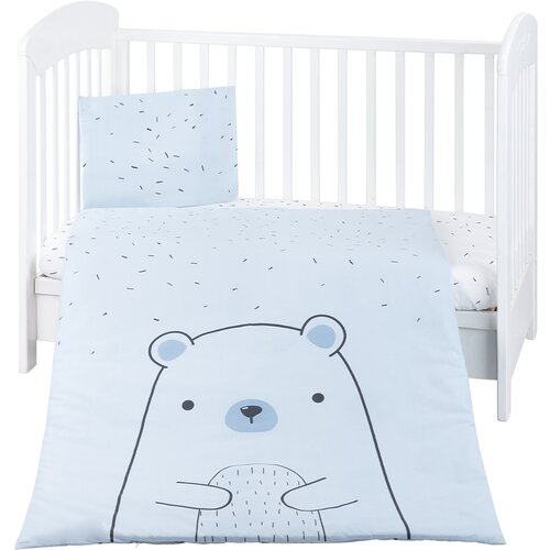Posteljina navlaka 3 pcs Bear with Me blue KKB30143-180 Cene