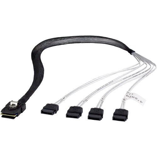 Fantec SRC-mini SAS zu 4x SATA Kabel Slike