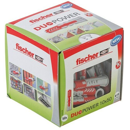 Fischer Duopower Asortiman tipli LD (Promjer tiple: 10 mm, Duljina tiple: 50 mm, 1 Kom., S rubom, Prikladno za: Svi građevni materijali) Cijene