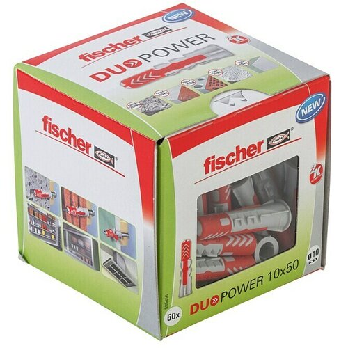 Fischer Duopower Nabor zidnih vložkov LD (Premer zidnega vložka: 10 mm, Dolžina zidnega vložka: 50 mm, Z robom, Primerno za: Vsi gradbeni materiali, 1 kos) Cene