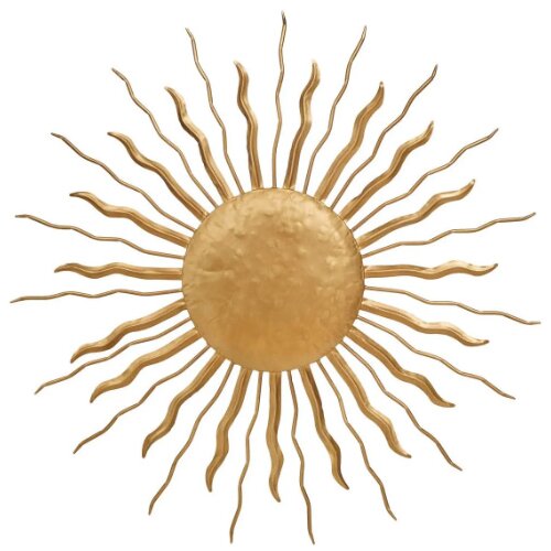 Atmosphera Zidna dekoracija Sunce Edwige 80 cm metal zlatna (210446) Cene