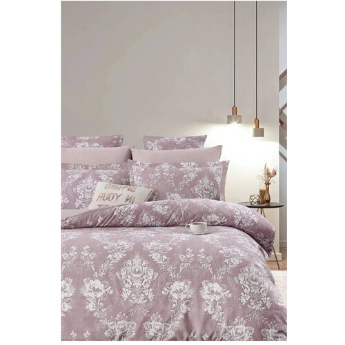 Mila Home Ružičasta posteljina za bračni krevet/za produženi krevet od renforce pamuka s uključenom plahtom/4-dijelna 200x220 cm &amp;ndash; Slike