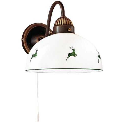  Kolarz 731.61.100 - Zidna lampa NONNA 1xE27/75W/230V braon/jelenja zelena Cene