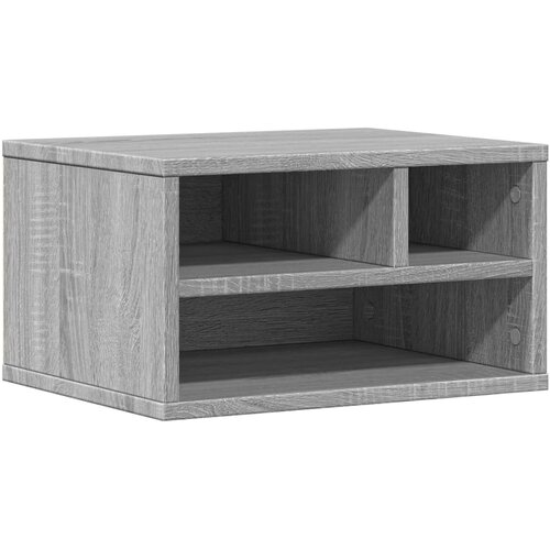  Stalak za pisač siva boja hrasta 40x32x22,5cm konstruirano drvo Slike