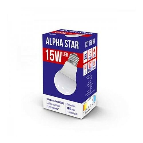 Alpha Star AlphaStar E27 15W 1251LM 6.400K 15.000H sijalica ( E2715ASC/Z ) Cene