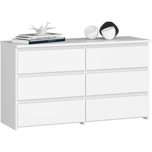 AKORD KOMODA CL100 6SZ PK BELE, (21702866) Slike