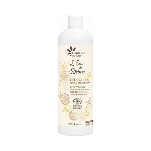 Fleurance Nature L'Eau des Délices Shower Gel Citrus Fruits & White Flowers - 500 ml