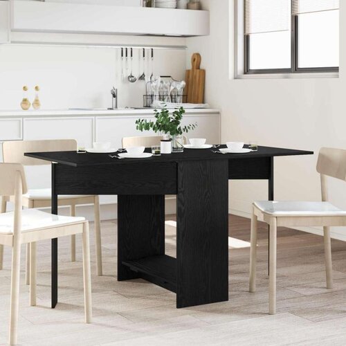  Blagovaonski stol 138 x 70 x 73 5 cm Konstruirano drvo - Crni hrast Cene