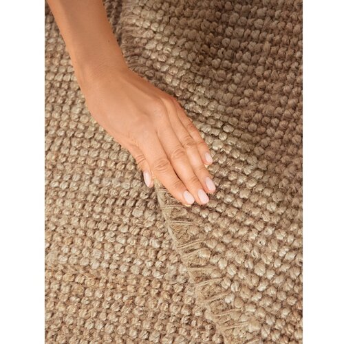 Hanse Home Okrogla preproga iz jute v naravni barvi &amp;oslash; 200 cm Boucl&amp;eacute; Jaipur &amp;ndash; Slike