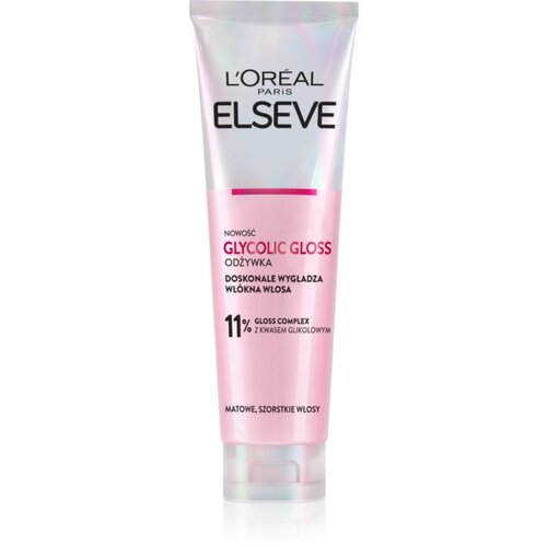 L&amp;acute;Or&amp;eacute;al Paris Elseve Glycolic Gloss balzam za lase za sijaj in mehkobo las 150 ml Slike