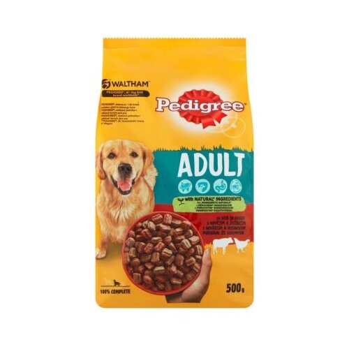 Pedigree dog Adult All Briketi Govedina&Povrće 0.5 KG Cene