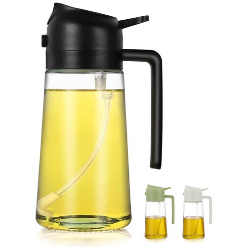 Mhome Steklenica s pr&amp;scaron;ilom za olje 470ml / več barv / steklo, PP, (5000199835) Slike