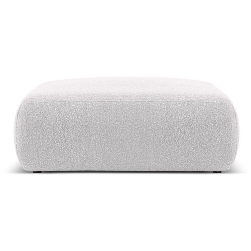 Micadoni Home Svetlo siv tabure iz tkanine boucl&amp;eacute; Molino &amp;ndash; Slike